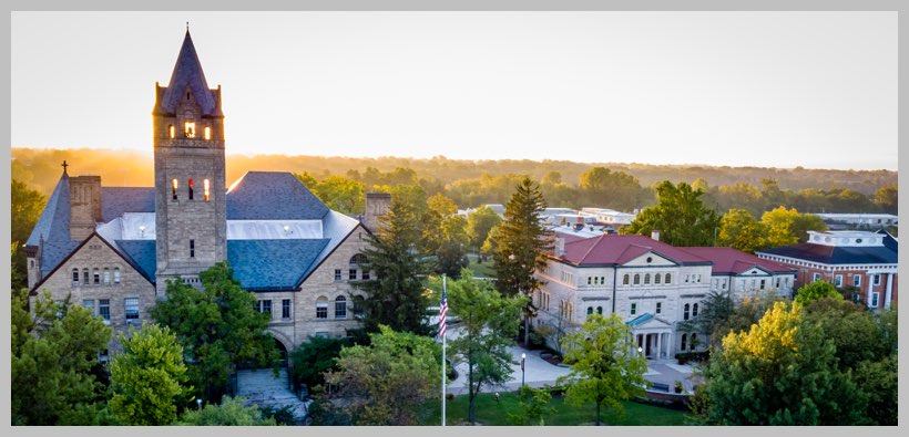 Ohio Wesleyan Campus sunrise