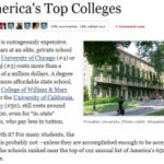2012 Forbes CCAP College Rankings