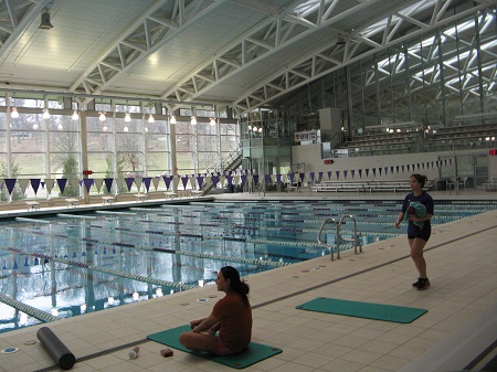 Swimming Pool inside the Kenyon Athletic Center